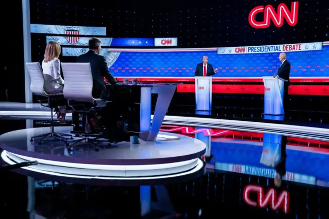 Джейк Таппер та Дана Баш модерували дебати між кандидатами у президенти