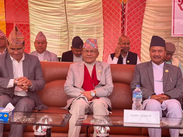 तीन पूर्व मुख्यमन्त्रीहरू