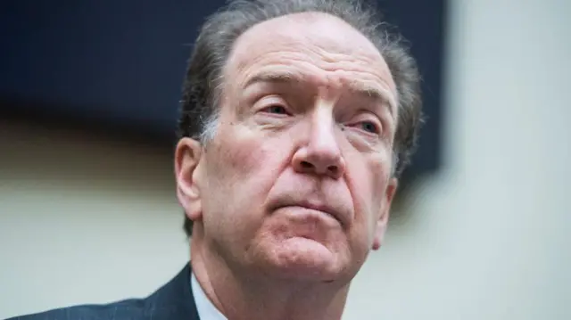 ప్రపంచ బ్యాంకు ప్రస్తుత అధ్యక్షుడు డేవిడ్ మాల్పాస్