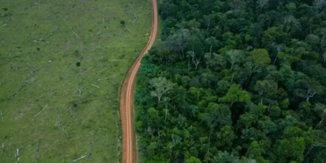 imagem aéreaslot pagando na blazedesmatamento na Amazônia