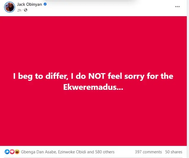 Ihe Jack Obinyan kwuru