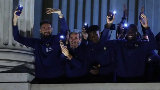 የፈረንሳይ ተጫዋቾች በፓሪስ 