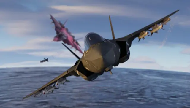 আকাশে যুদ্ধরত দুটি বিমান, প্রতীকী ছবি