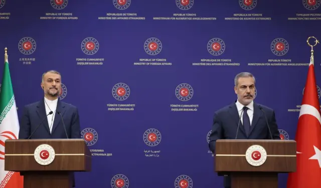 İran Dışişleri Bakanı Hüseyin Emirabdullahiyan ve Türkiye Dışişleri Bakanı Hakan Fidan