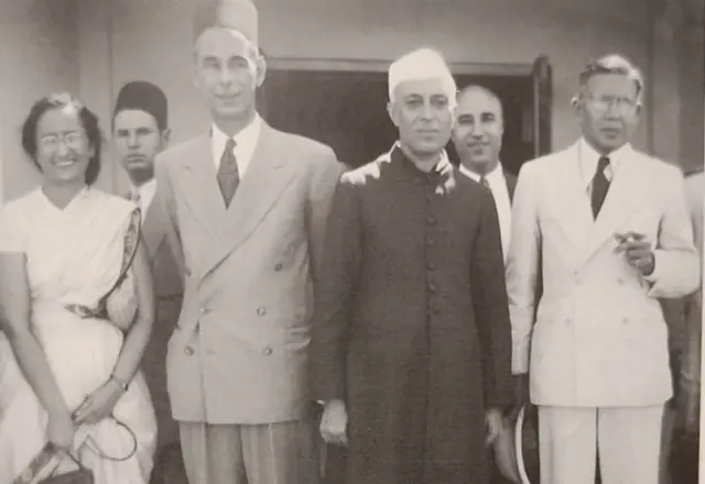 ਸਈਦ ਹੁਸੈਨ ਪ੍ਰਧਾਨ ਮੰਤਰੀ ਨਹਿਰੂ ਦੇ ਨਾਲ