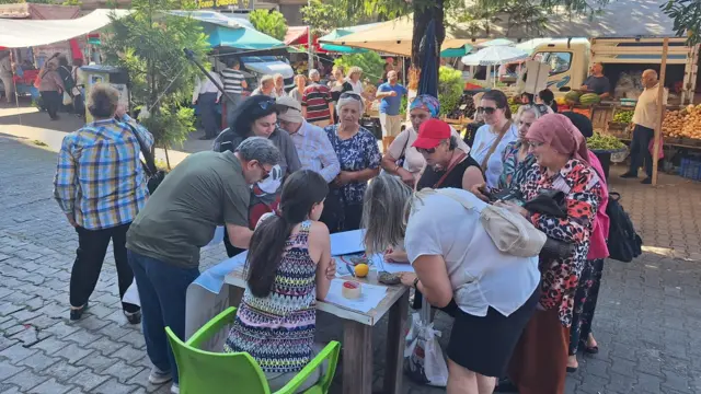 Arhavi'de imza kampanyası