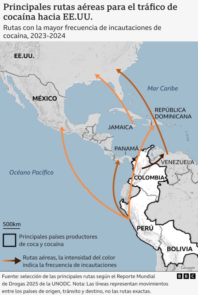 Los Mapas Que Muestran Por D nde Viaja La Droga Desde Am rica Latina