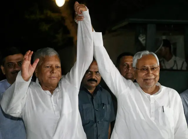 नीतीश कुमार और लालू प्रसाद यादव