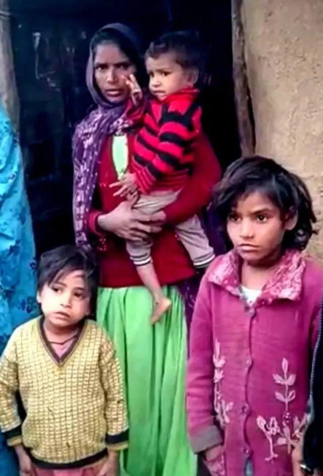 کانتی لال کی اہلیہ اور بچے