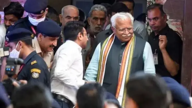 ਹਰਿਆਣਾ ਦੇ ਮੁੱਖ ਮੰਤਰੀ ਮਨੋਹਰ ਲਾਲ ਖੱਟਰ