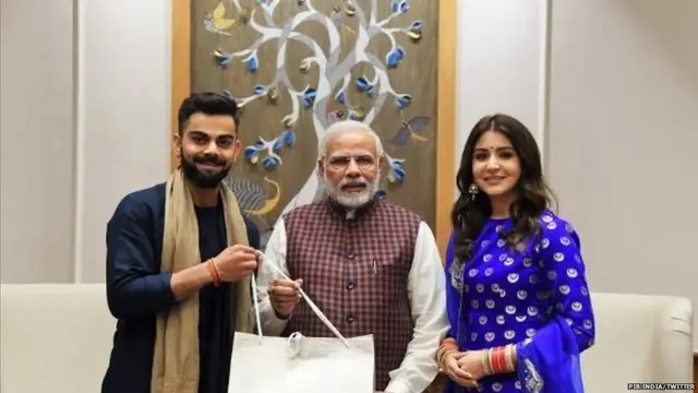अनुष्का शर्मा, विराट कोहली, नरेंद्र मोदी