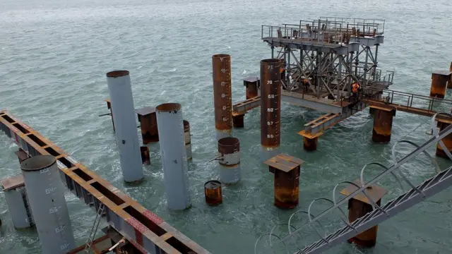 bases sobre el agua.