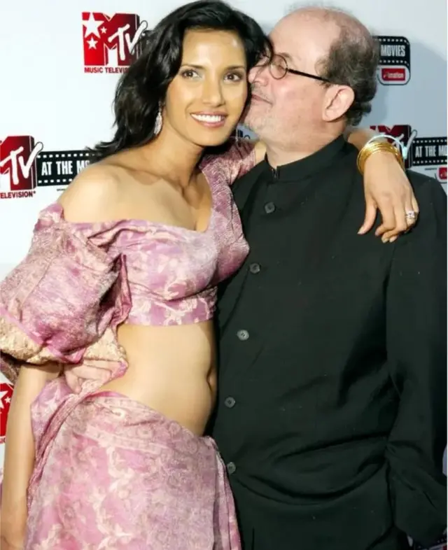 ભૂતપૂર્વ પત્ની પદ્મા લક્ષ્મી સાથે સલમાન રશ્દી