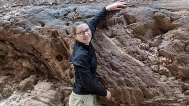 पीक बार त्या अभ्यास करत असलेल्या खडकांसह