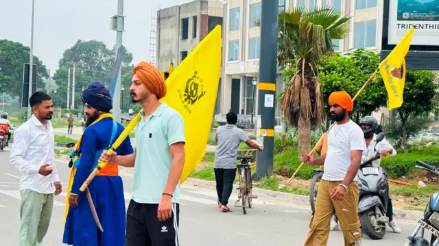 ਮੋਹਾਲੀ ਵਿਖੇ ਬੰਦ ਦੌਰਾਨ ਦਾ ਮਾਹੌਲ