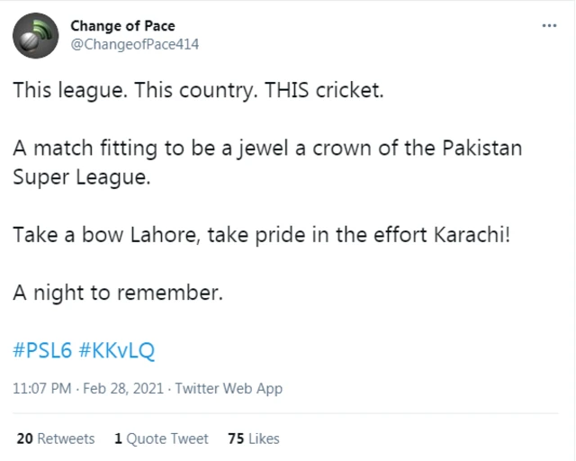 لاہور قلندرز، کراچی کنگز، پی ایس ایل