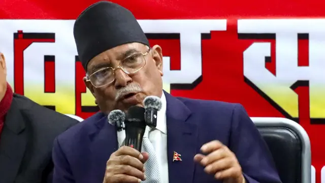 नेपाली कम्युनिस्ट पार्टीको संयोजक पुष्पकमल दाहाल 'प्रचण्ड