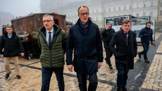 Фрідріх Мерц у Києві, грудень 2024 року