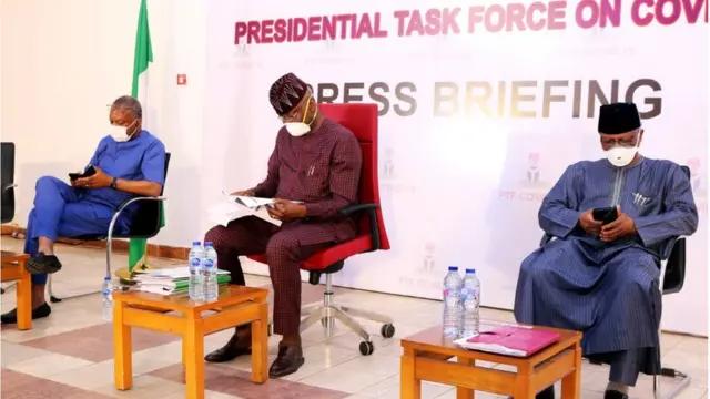 Covid-19 Presidential Task Force for Nigeria for daily press briefing