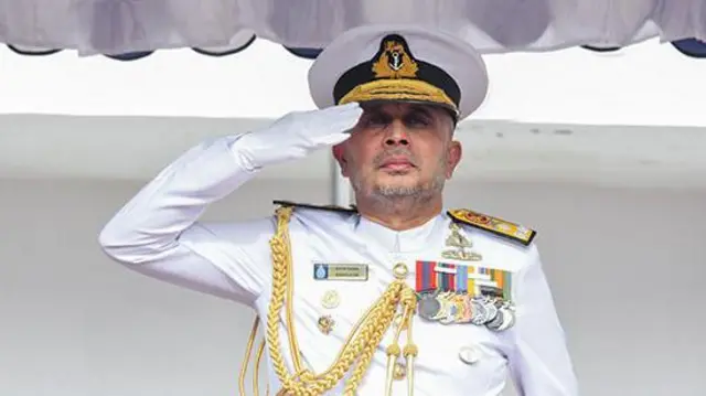 මෙරට 26 වන නාවික හමුදාපතිවරයා ලෙස ධුරයේ රාජකාරී වැඩ භාර ගත් වයිස් අද්මිරාල් කාංචන බාන‍ගොඩ