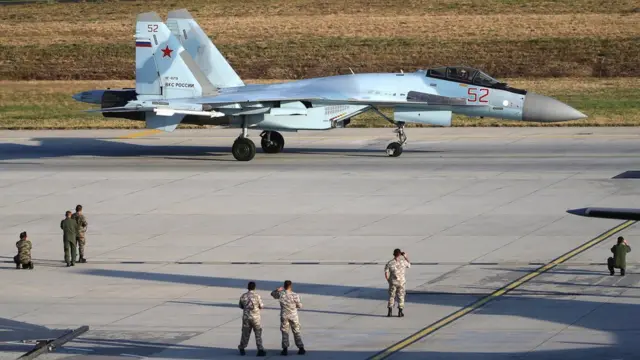 Су-35 на авиационном салоне в Турции