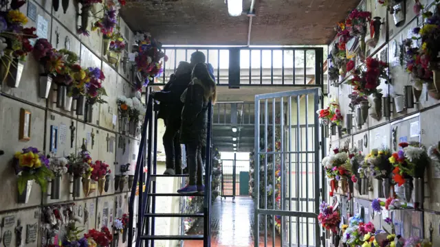 Cementerio en Argentina
