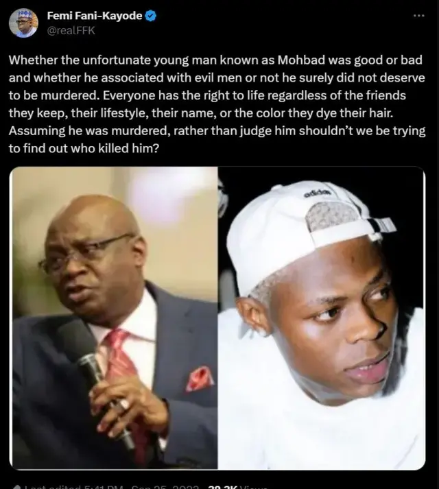 FFK response to Bakare