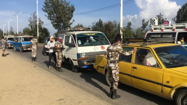 ሓይልታት ፀጥታን ኣባላት ፍሉይ ሓይሊ ፖሊስ ትግራይ ኣብ ክትትልን ፍተሻን