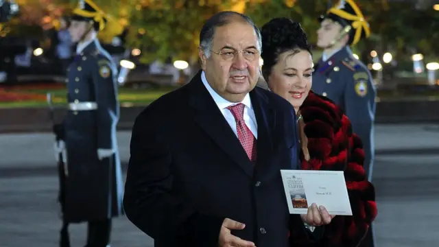 Алишер Усманов и Ирина Винер-Усманова