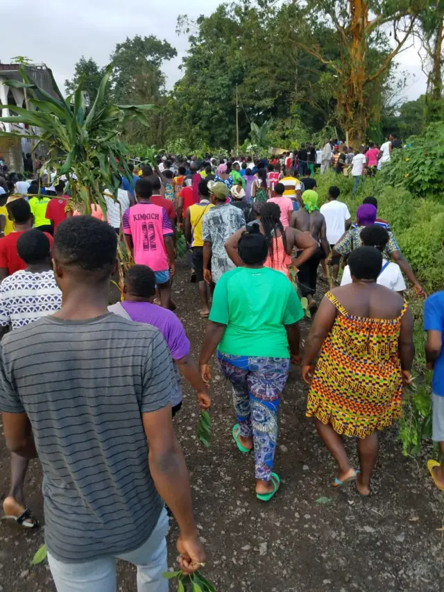 Pipo gada dey protest