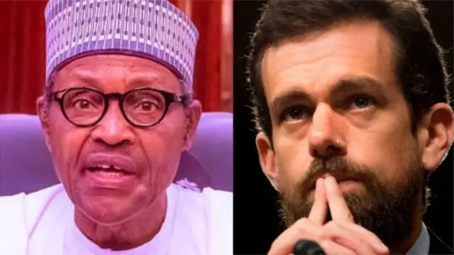 Aarẹ Naijiria, Muhammadu Buhari ati oludasilẹ Twitter, Jack Dorsey
