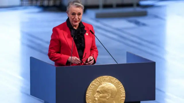 Walitti qabduu Koree Badhaasa Noobeli Berit Reiss-Andersen