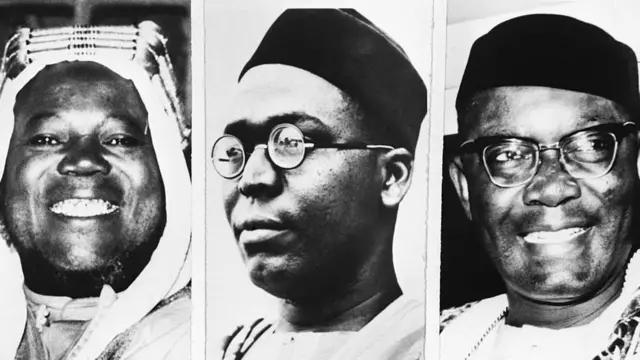 Sir Ahmadu Bello da Chief Obafemi Owolowo da Dr Nnamdi Azikwe
