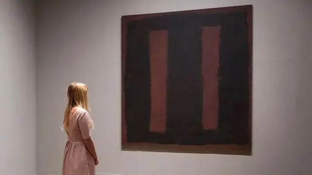 slika Black on Maroon