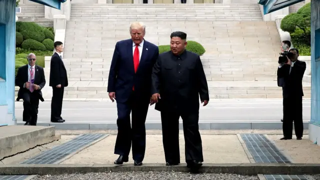 Дональд Трамп и Ким Чен Ын