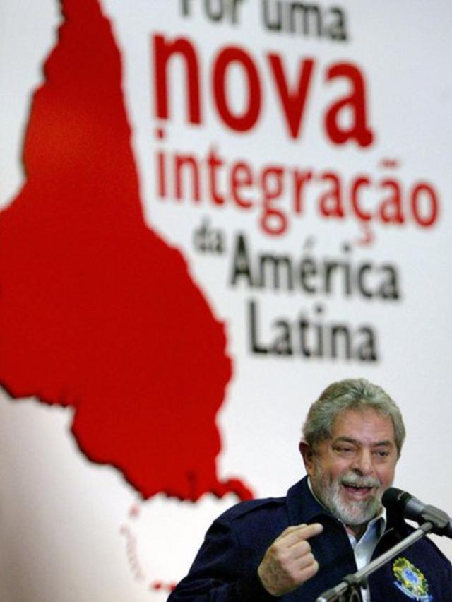 Lula da Silva en el XII Foro de Sao Paulo en 2005