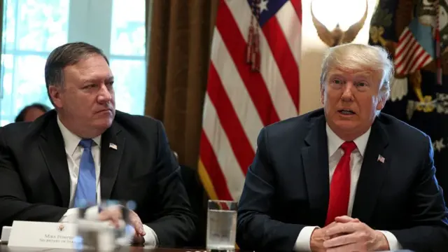 ترامپ و پومپئو