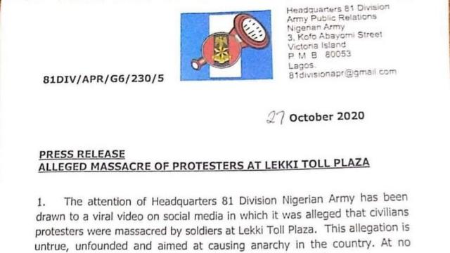 Nigerian Army on "Lekki Toll Gate Nigeria"