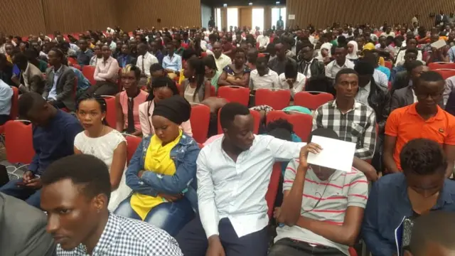 Bamwe mu bari bitabiriye amahugurwa yateguwe na Charles Kinuthia