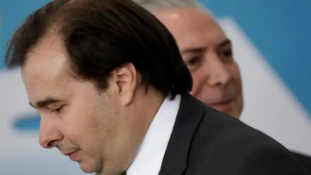 Rodrigo Maia e Michel Temer