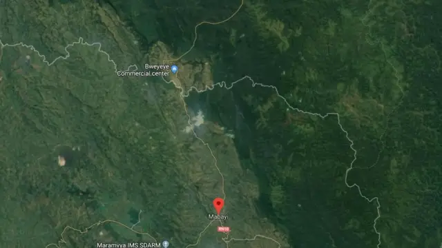 Burundi, Commune Mabayi mu majyepfo n'agace ka Bweyeye mu majyaruguru mu Rwanda twose dukora ku ishyamba rya Nyungwe/Ikibira