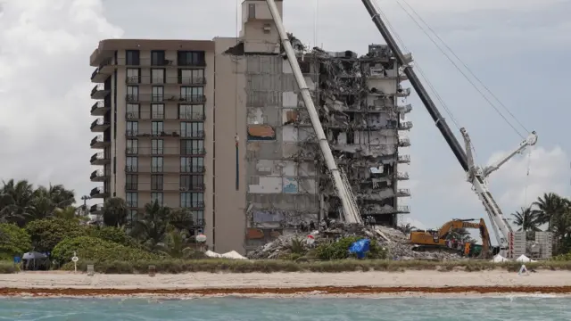 Edificio colapsado en Miami
