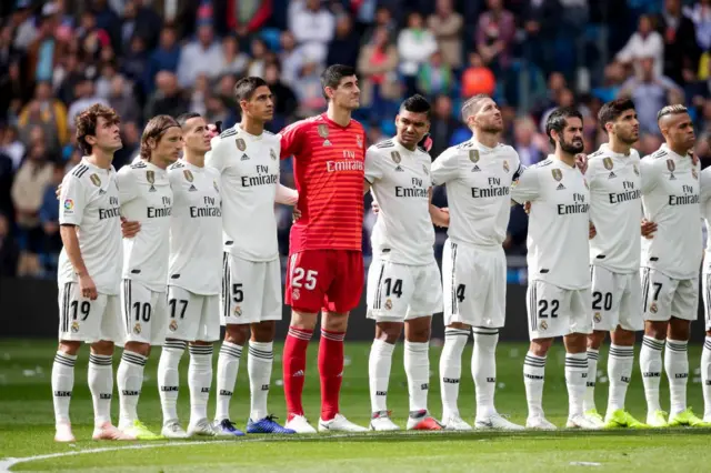 Jugadores del Real Madrid