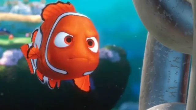 니모는 엄마와 형제들을 잃었을 때 겪은 사고로 한쪽 지느러미가 작다