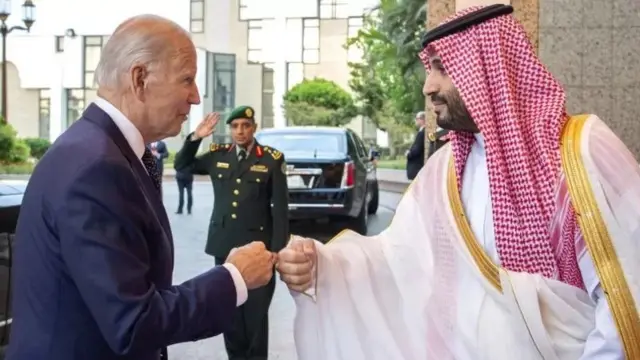 جو بائیڈن اور شہزادہ محمد بن سلمان