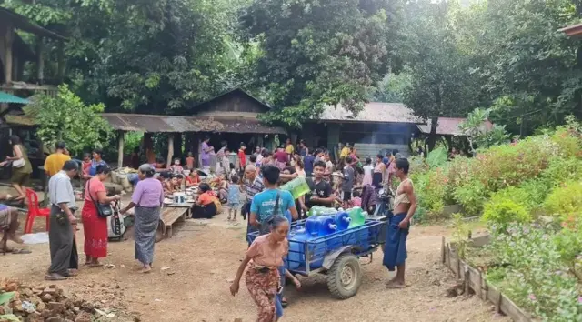 မြောက်ဦးကိုရောက်လာတဲ့ စစ်ရှောင်တွေ