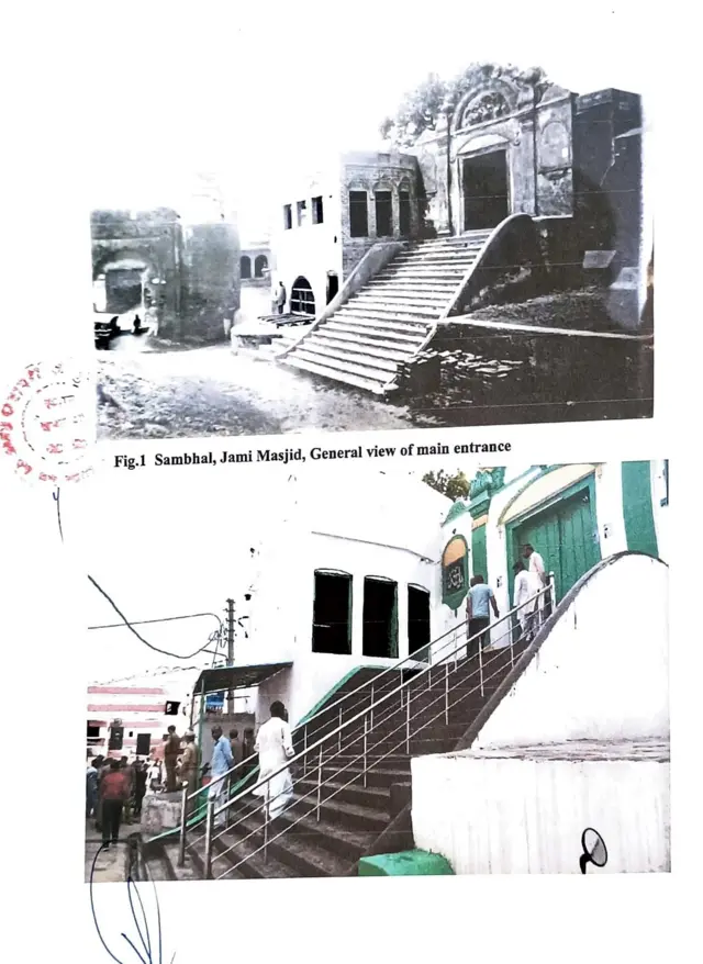 संभल की शाही जामा मस्जिद का मुख्य दरवाज़ा