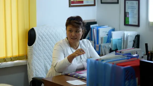 Шайырбү Сагынбаеванын негизги дарыгери Динара Айтышева