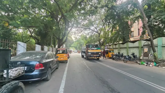 ஆளவந்தார் கொலை செய்யப்பட்ட வீடு இருந்த ராயபுரம் கல்லறை சாலையின் இப்போதைய தோற்றம்