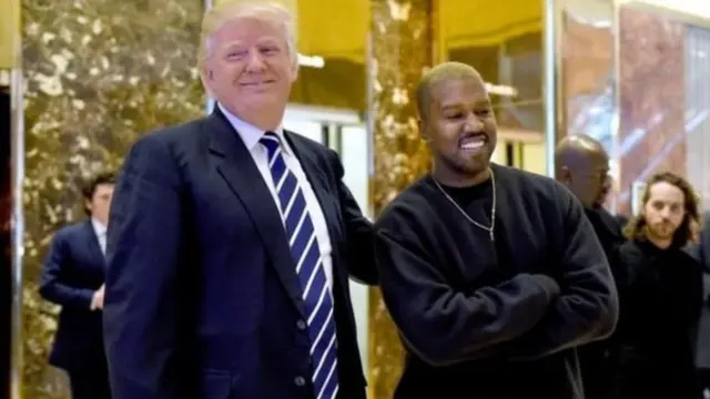 كاني ويست والرئيس ترامب